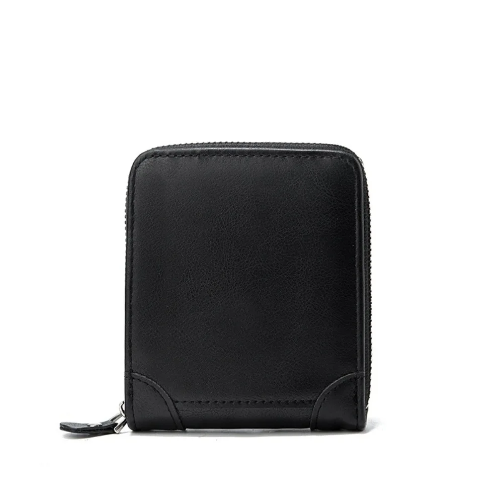 المحمولة بو الجلود الرجال المحفظة سستة مع عملة جيب حامل بطاقة محافظ متعددة الوظائف محفظة نسائية للعملات المعدنية الرجال