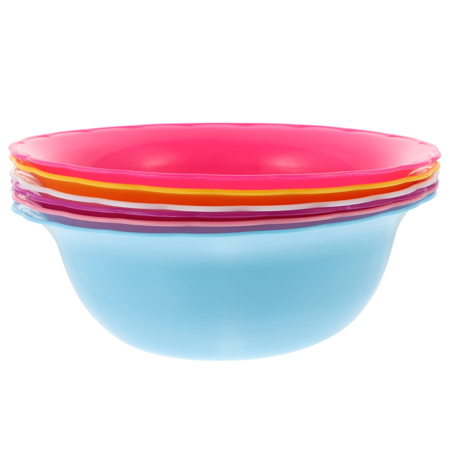 

Набор из 6 пластиковых круглых тазов для умывания, для дома, кухни, ванной, салона, спа, мытья овощей и одежды