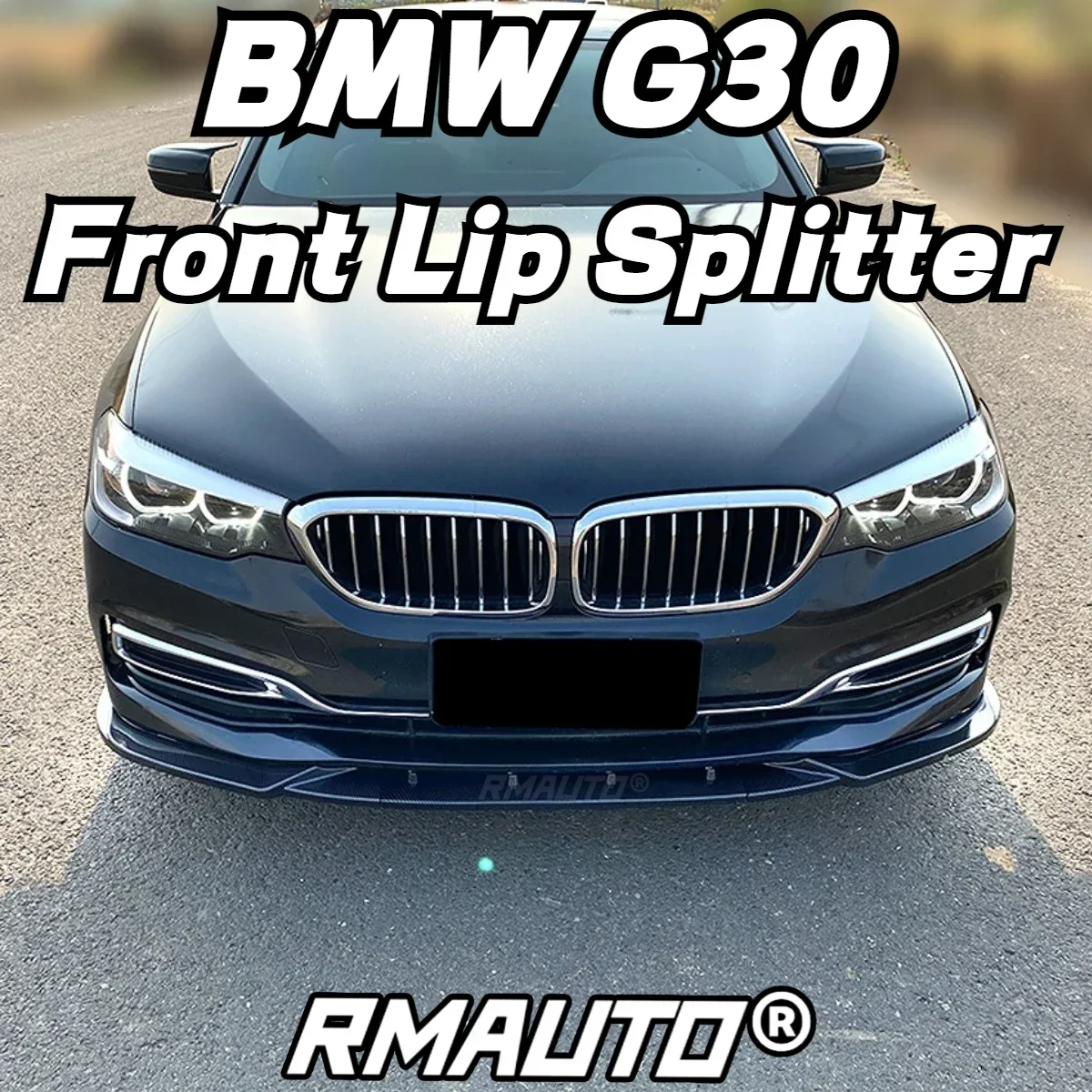 

G30 Front Lip Front Bumper Splitter Lip Spoiler Diffuser Bumper Guard For BMW 5 Series G30 LCI 2017-2022 Accessories Body Kit