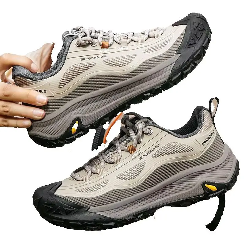 2026 New Trend Men Hiking Sneaker Non-Slip Men Shoes Mountain Unisex Climbing Shoe For Men Top Quality Outdoor Walking Shoes Man