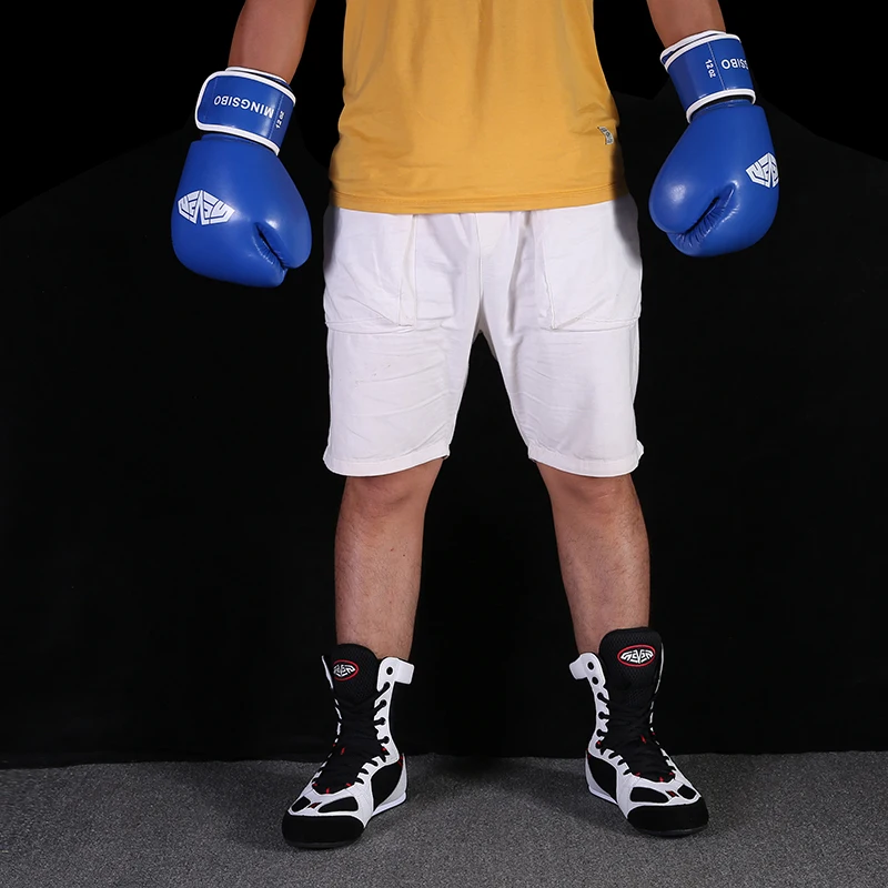 Men's Professional Wrestling Shoes Comfort Training Boxing Wrestling Boots Breathable Fighting Weight Lifting Sneakers for Men