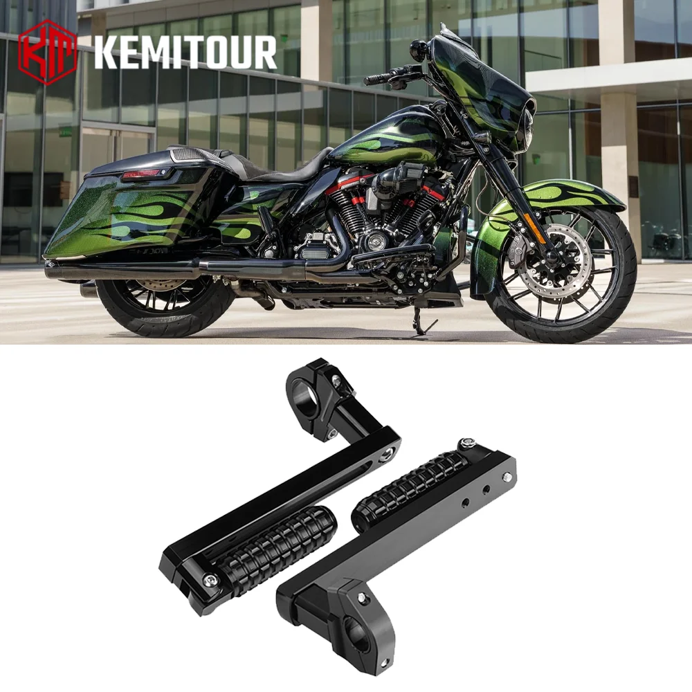 

Подножки для мотоцикла, шоссе для Street Glide Sportster Softail Road King Fat Boy 114, универсальная подставка для ног Cruiser