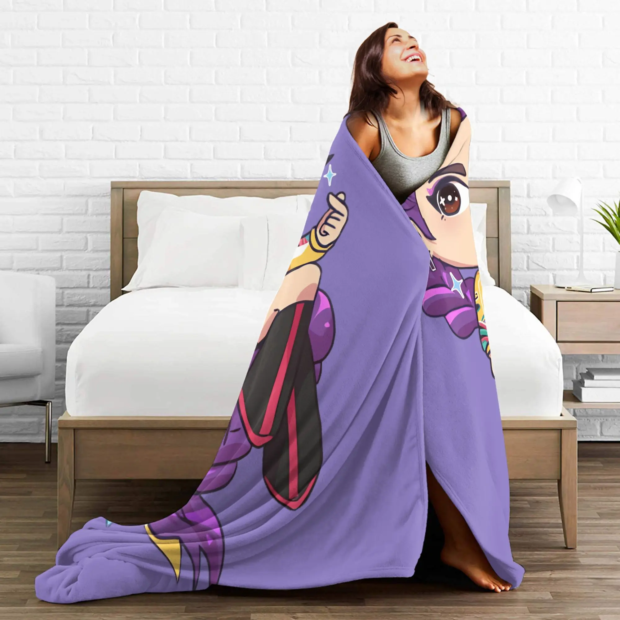 بطانية دافئة للفتيات والأولاد نزهة رومي K-Pop شيطان الصيادين    رمي بطانية الفانيلا المفرش لغطاء سرير أريكة الرسم في الهواء الطلق