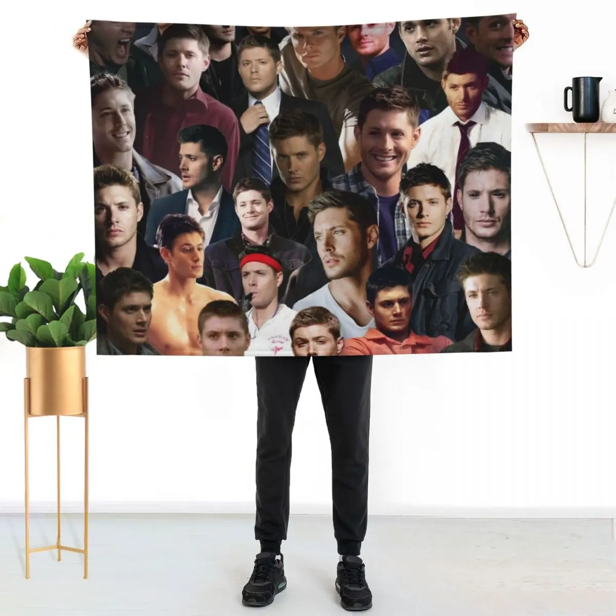 Dean Winchester Collage Throw Blanket warm for winter for babies Luxury Brand anime Softest blankets ands Blankets