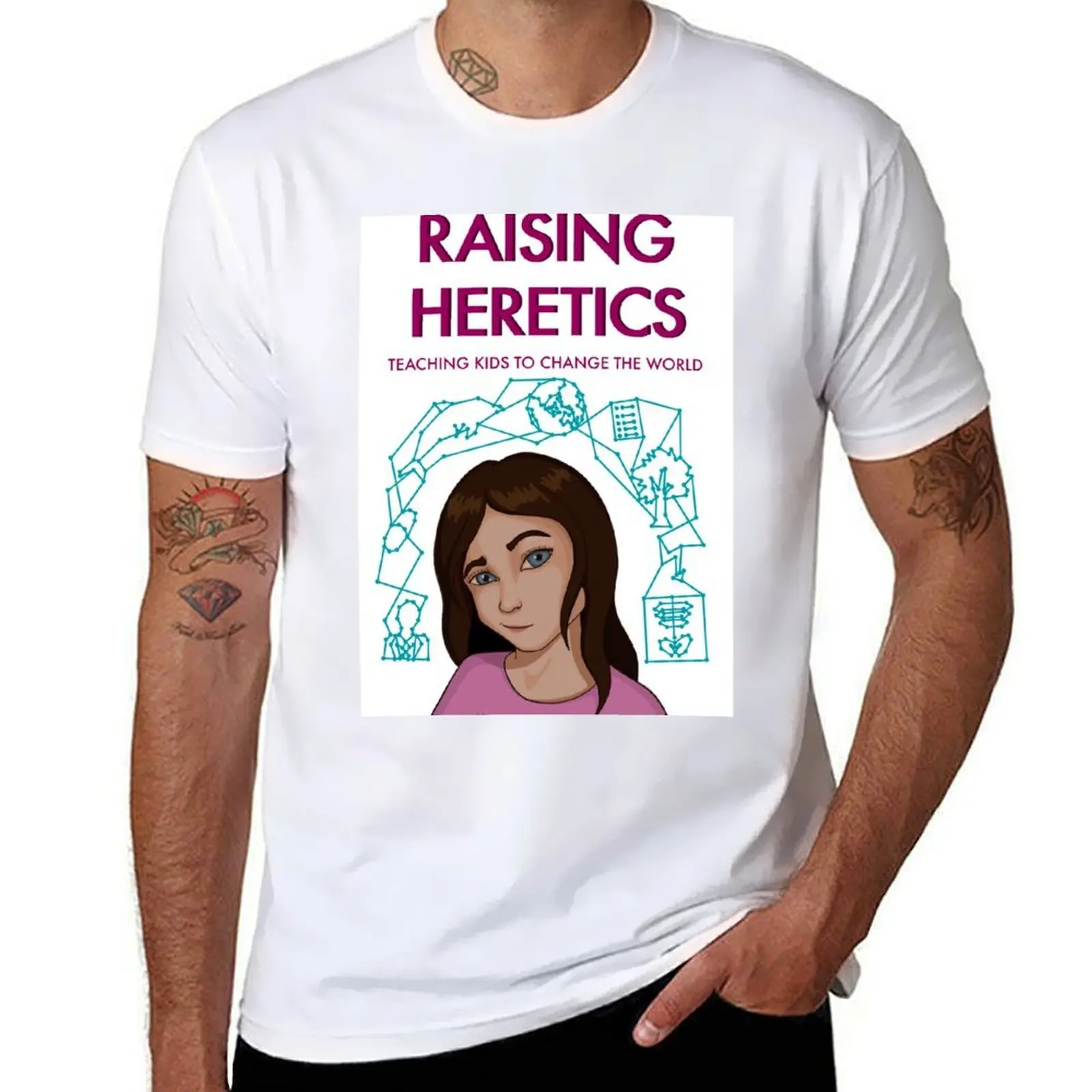 

Raising Heretics Merch T-Shirt funny t shirts man cotton t shirt pack T-Shirt