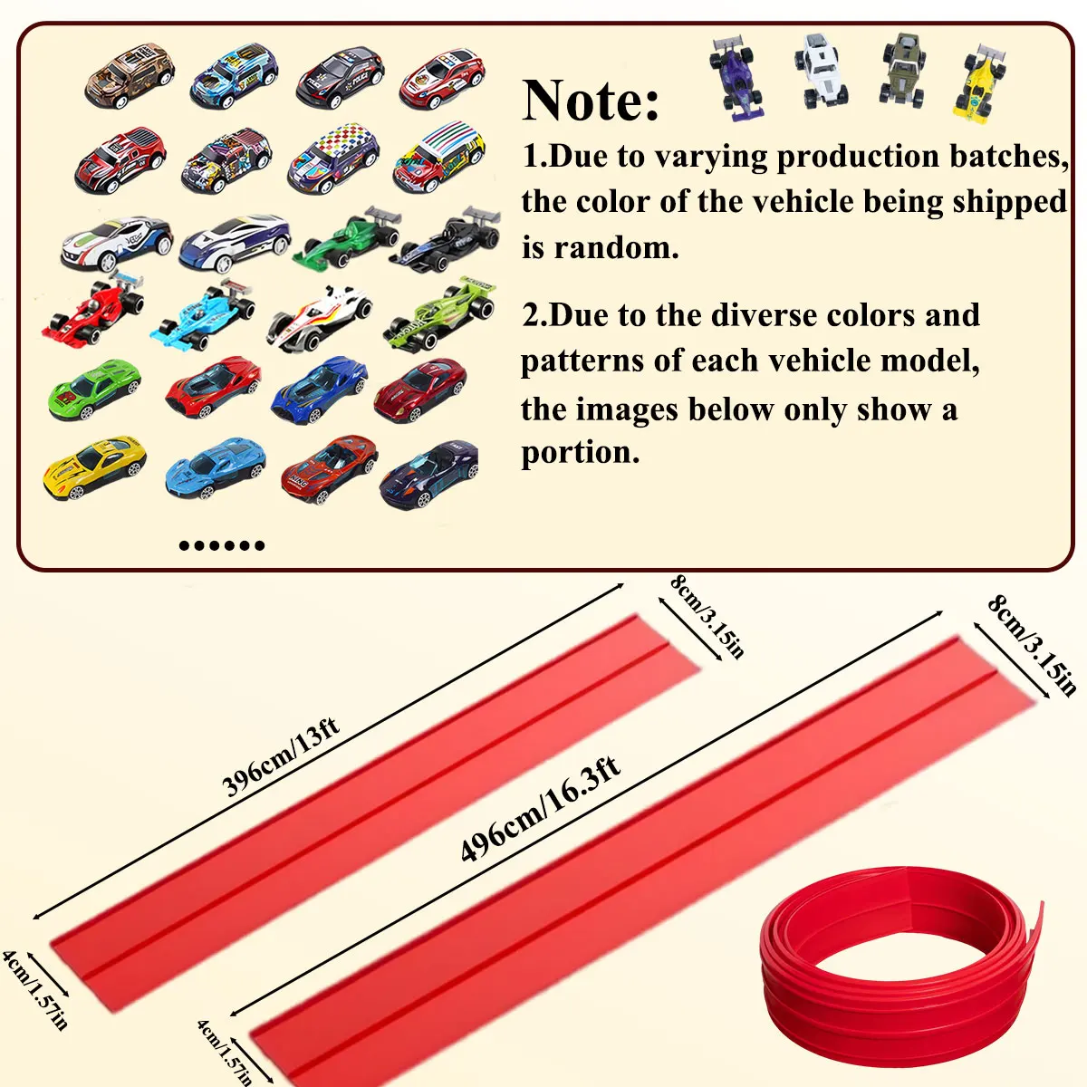 Netto Zak 13Ft/16.3Ft Flexibele Spoor Speelgoed & Miniatuur Auto DIY Concurrerende Treinvoertuig Spel Educatief Cadeau voor Kinderen Kerst