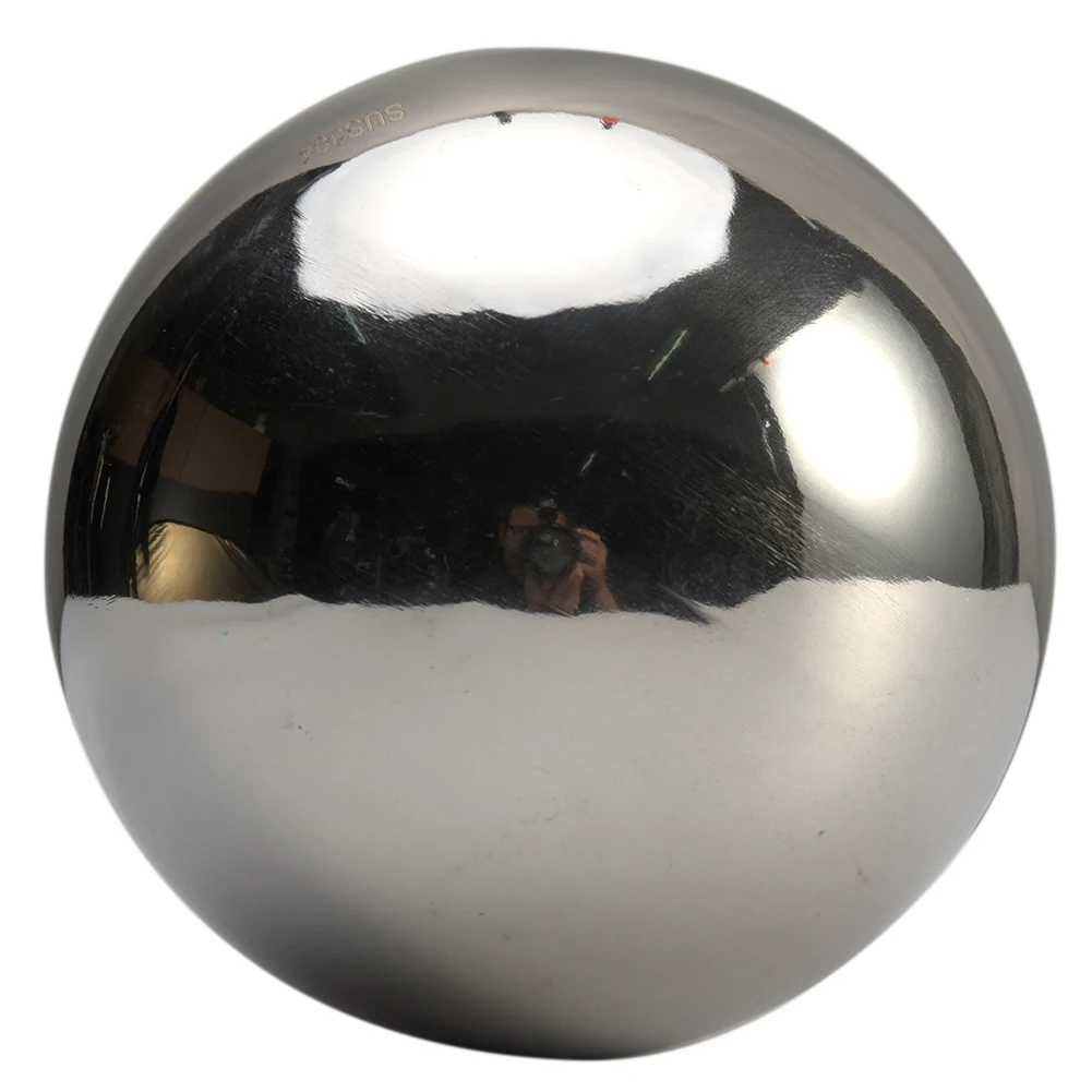 304 Stainless Steel Mirror Sphere -Hollow Ball Home Garden Ornament Decoration, 5 Set Gazing Balls Globes Floating Pond Balls