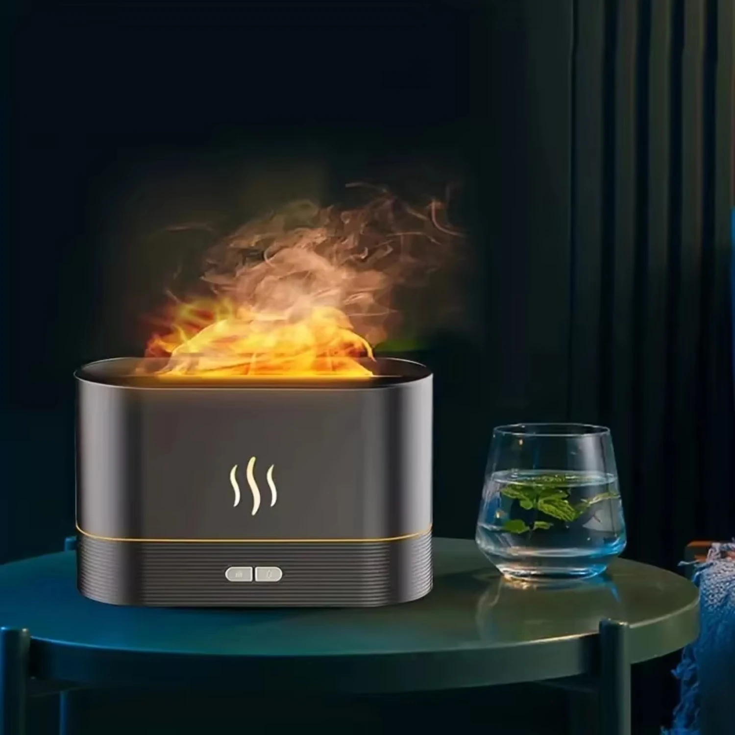 

Aromatherapy Machine Office Humidification Flame USB Simulated for