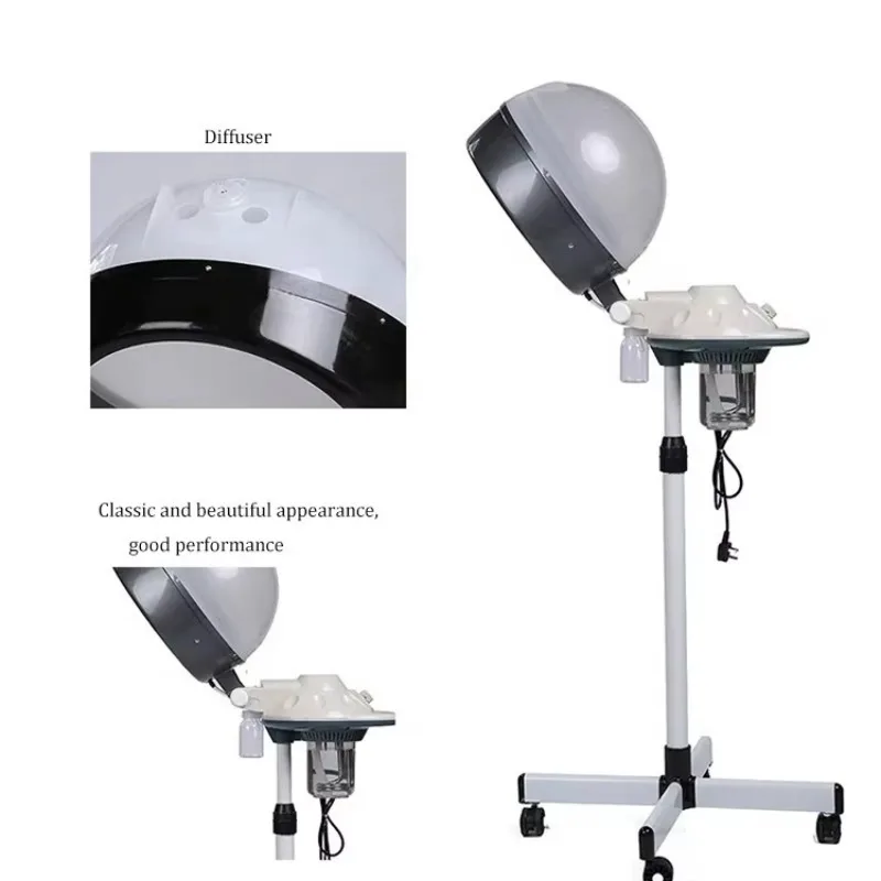Vertical Hair Salon Steam Engine Oil Machine Steamer Water Cup Mist Salon Steamer Fumigator