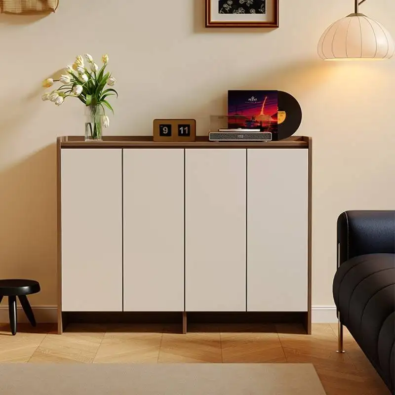 xx-Nordic Wooden Shoe Cabinet Minimalist Design Luxury Organizers Shoe Cabinet Storage Entryway Schuhregal Furniture For Home^