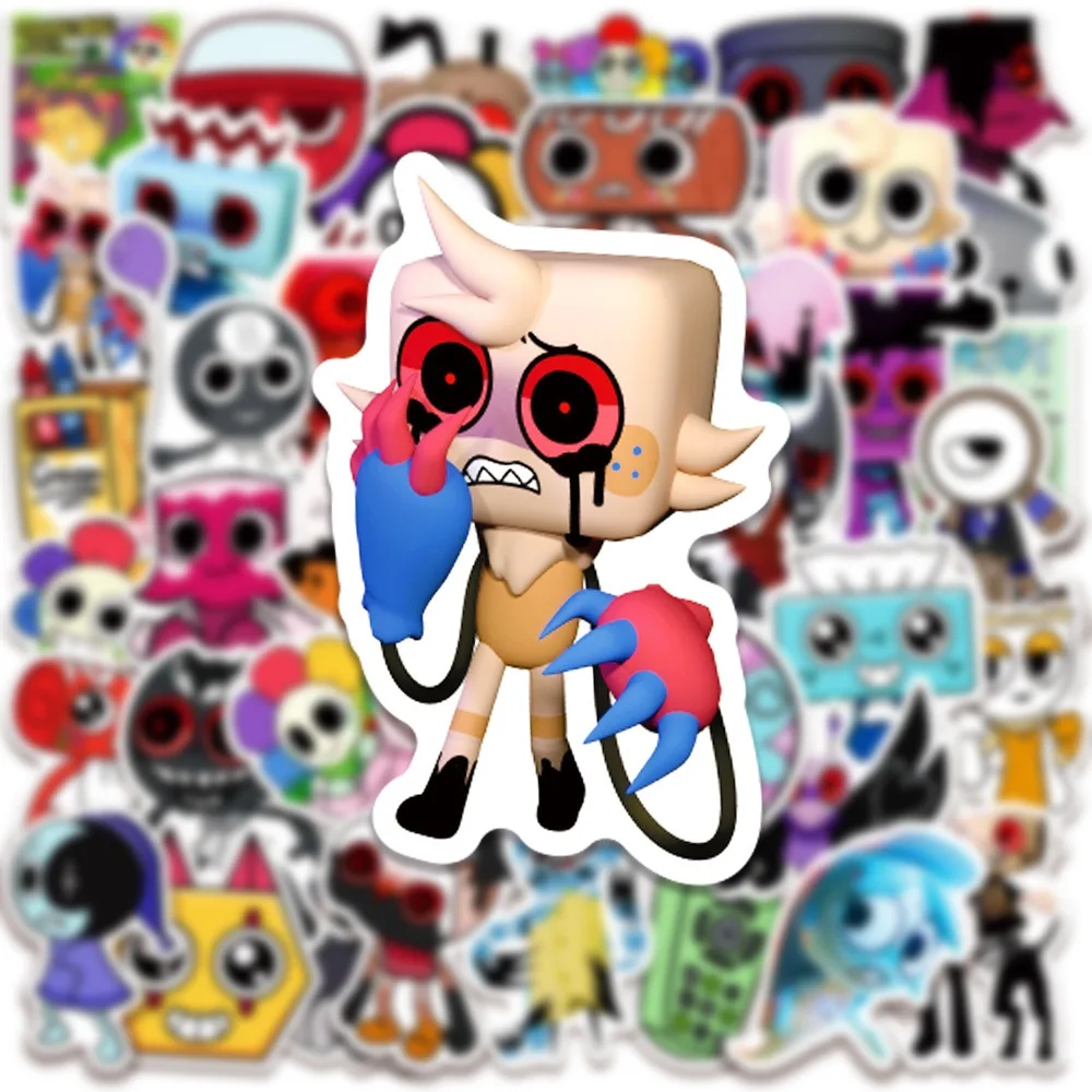 50Pcs Kawaii Dandy's World Stickers Decals For Phone Laptop Suitcase Notebook Skateboard Waterproof Stickers