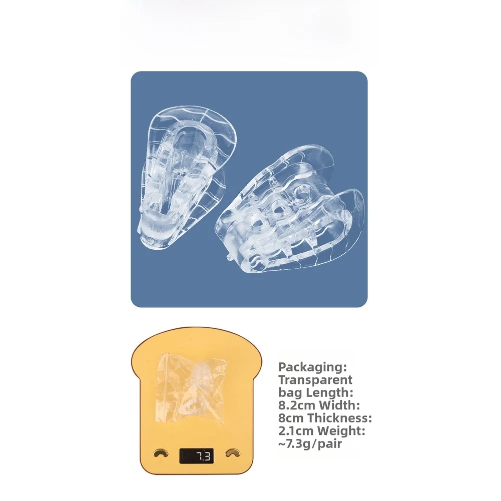 SEBS فاصل أصابع القدم شفافة تو التداخل فاصل للإبهام أروح/Bigfoot تقويم العظام الورم مصحح استبدال الملحقات