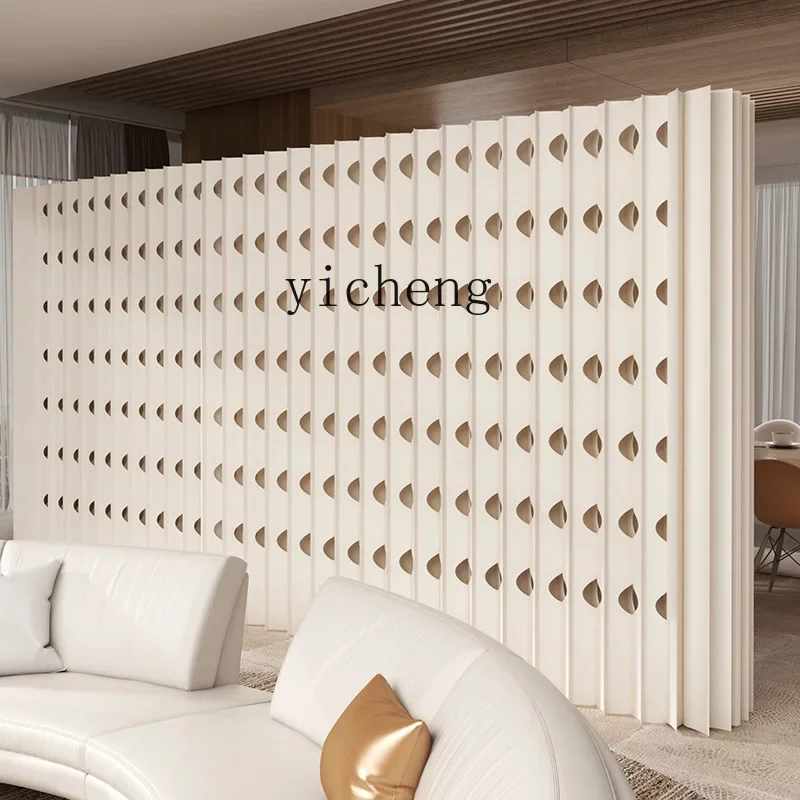 HYS- screen partition paper wall fence office background panel room partition baffle foldable mobile