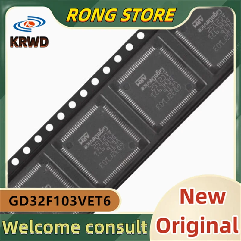 

10PCS GD32F103VET6 New and original GD32F103 LQFP-100