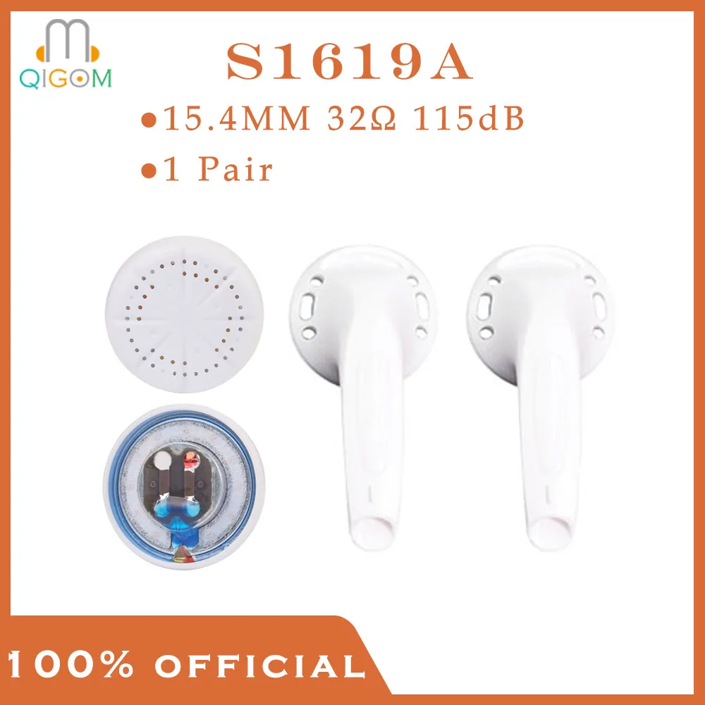 

QIGOM Earphone Driver S1619A 1 Pair, Tri-frequency Equalization, Flathead Earphone Driver, DIY Diamond Film Earphone Driver