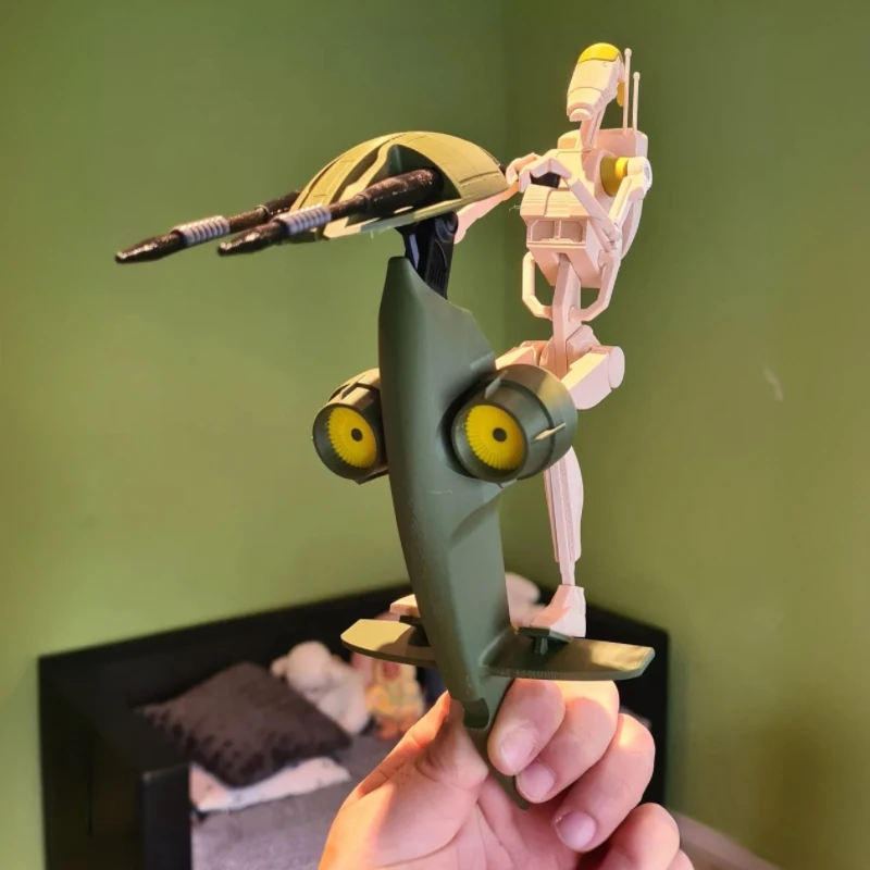 

Звездные войны B1 Научно-фантастическая модель робота с 3D-печатью, многосуставная подвижная машина, лучшая детская игрушка в год