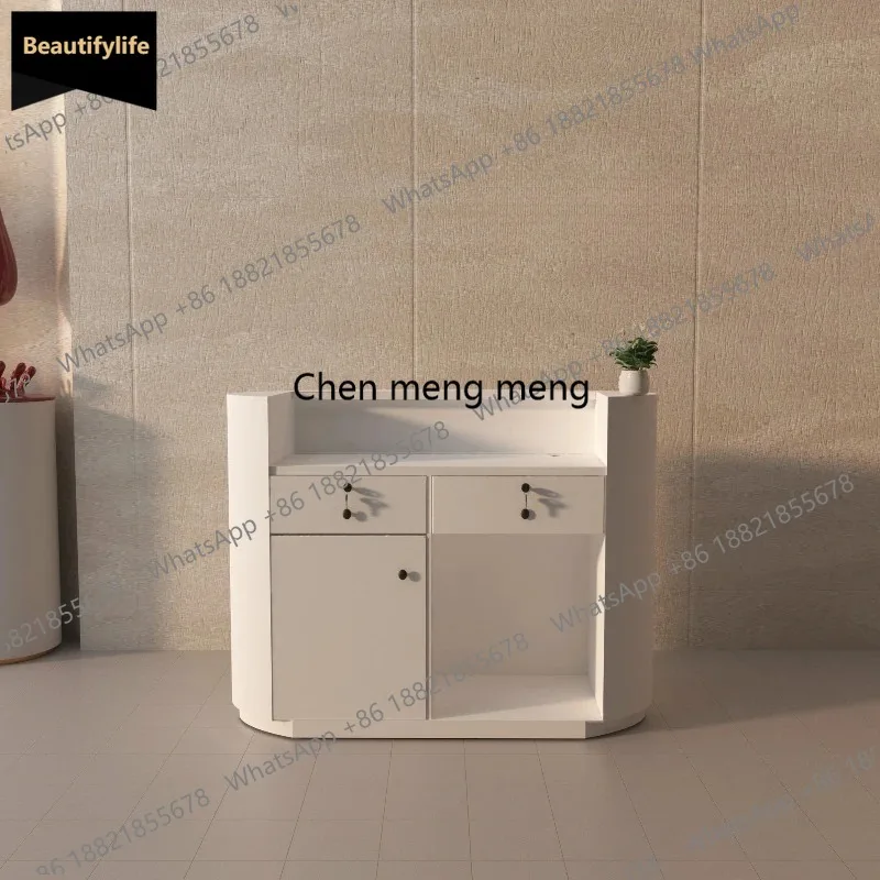 Mostradores de Recepción D80, Muebles de Oficina Vevor, Muebles Sencillos para Recepción, Muebles de Tablero Artificial para Negocios