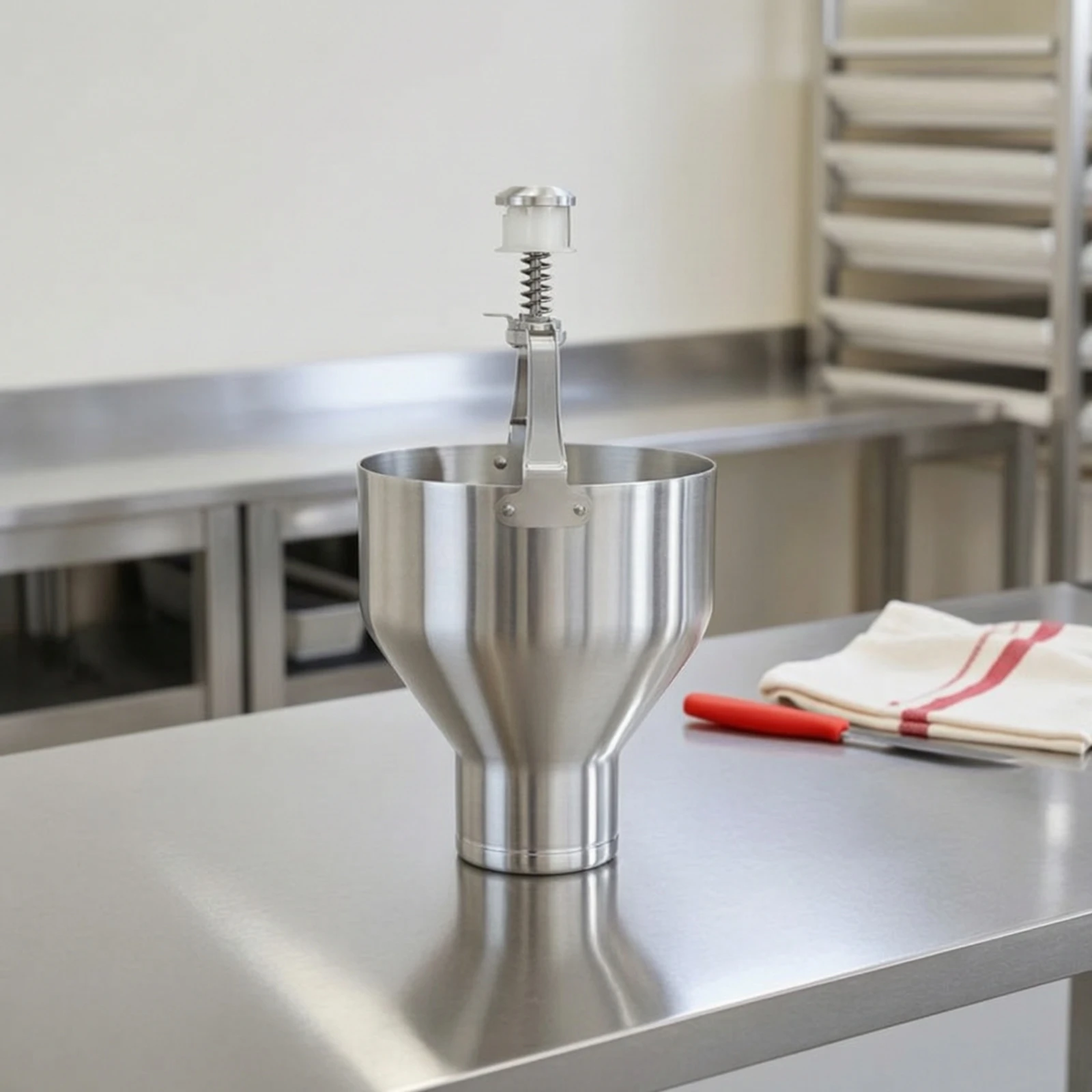 Pancake Batter Dispenser Manual Waffle Batter Dispenser Kitchen Tool Heavy-Duty Food-Grade for Bakers, Bakery, Restaurant