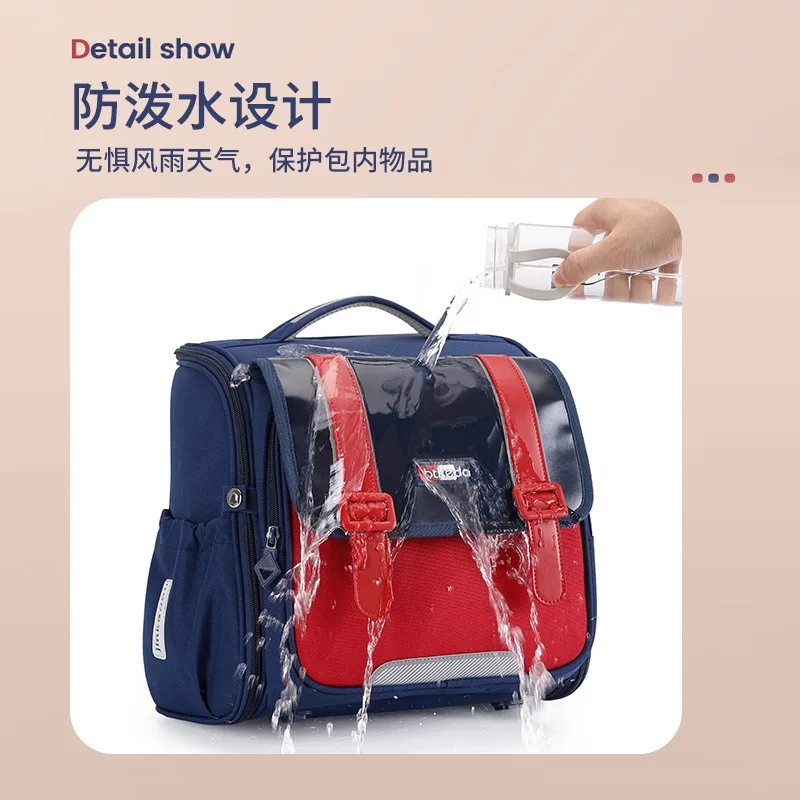 Kids School Backpacks Cute Children Shoulder Bag Large Capacity Waterproof Horizontal Primary Students Schoolbags for Boys Girls