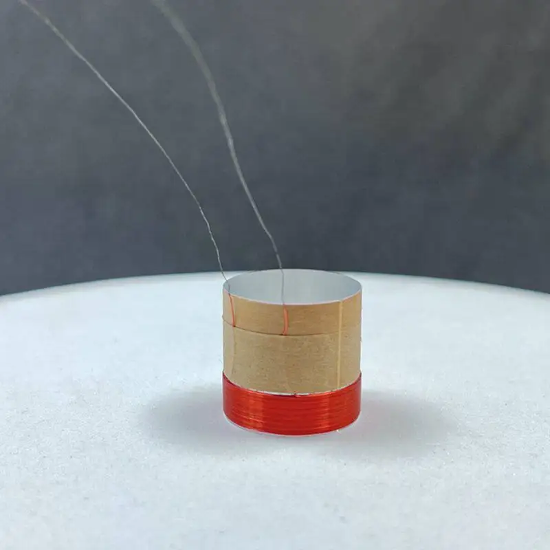 20.5mm / 20.5 cores white aluminum bass cone speaker repair part, 2-layer wire, 20mm height