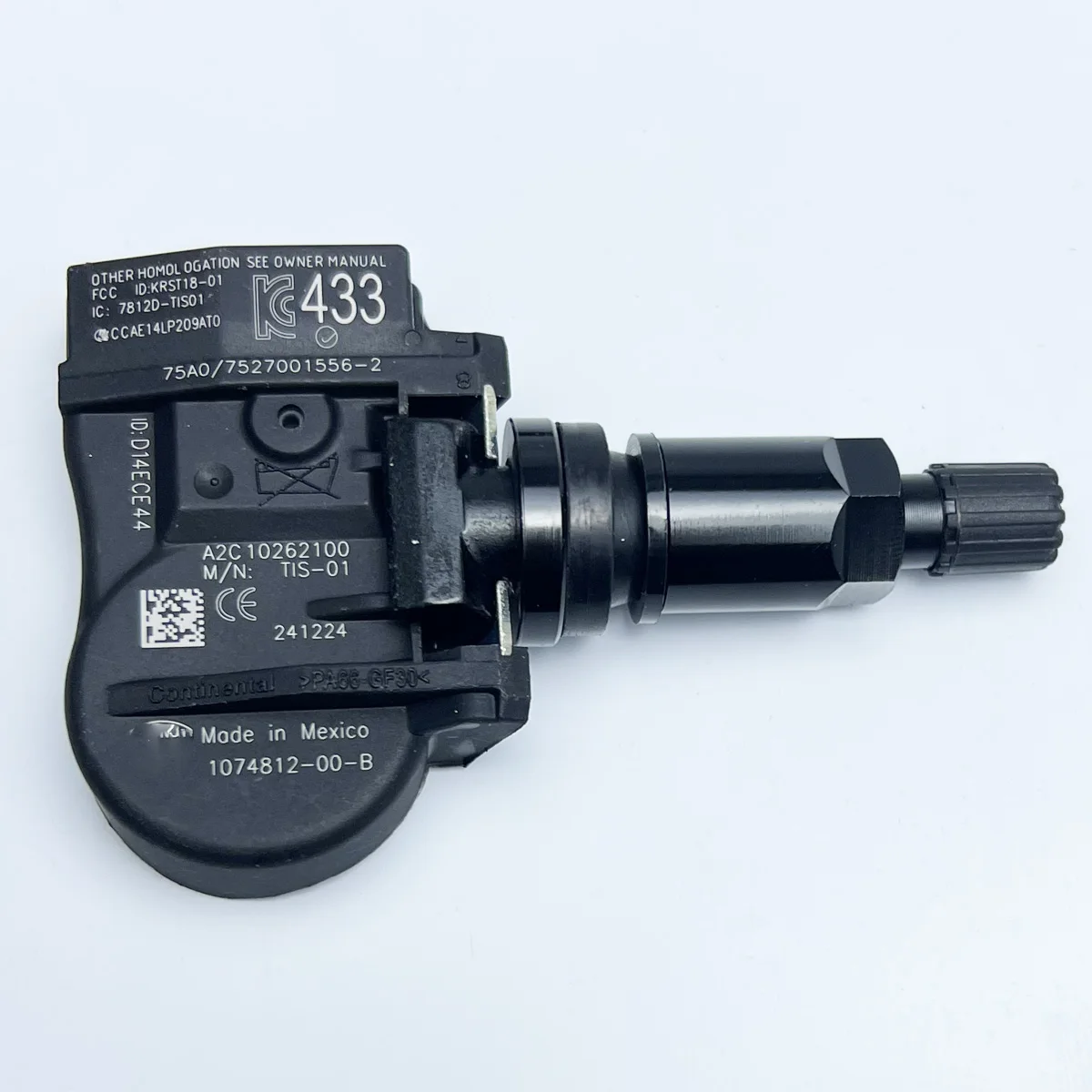 Für Tesla Model 3 Modell Y Modell S X 2017 2018 2019 2020 2021 Tpms Sensor Monitor 433 MHz 107481200 B