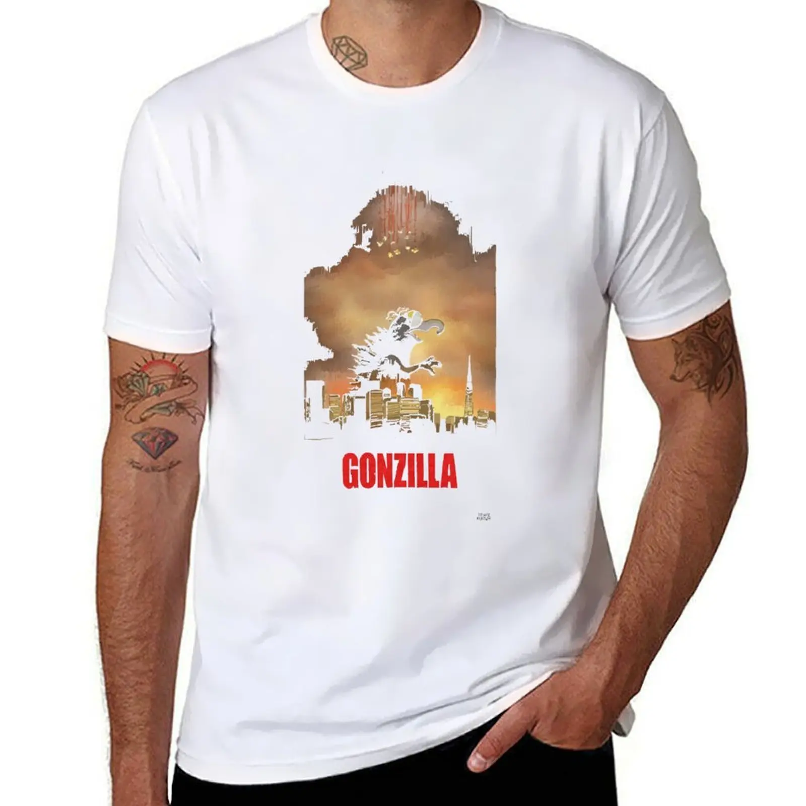 

Gonzilla T-Shirt mens graphic t shirts t shirt for man T-Shirt