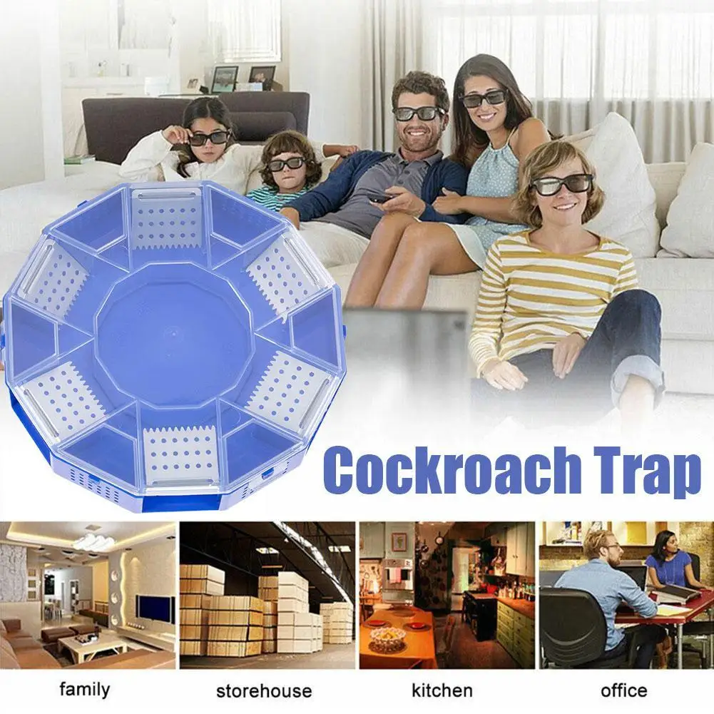 Cockroach Trap Stainless Steel Six-Door Trap Pollution-free And Safe Insect Repellent Equipment Household Insecticide Supplies