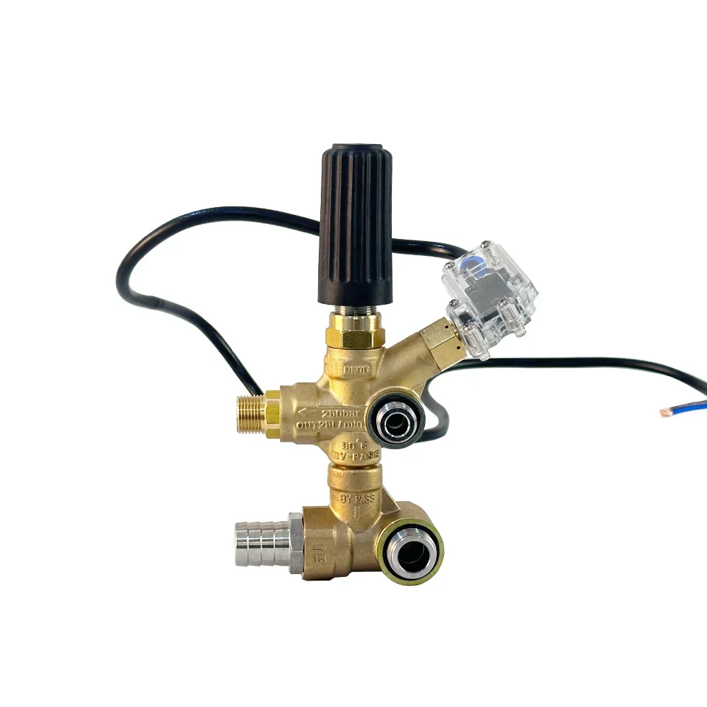 250bar Flow 3625 psi High Pressure Washer Bypass Regulator Cleaner Unloader Valve