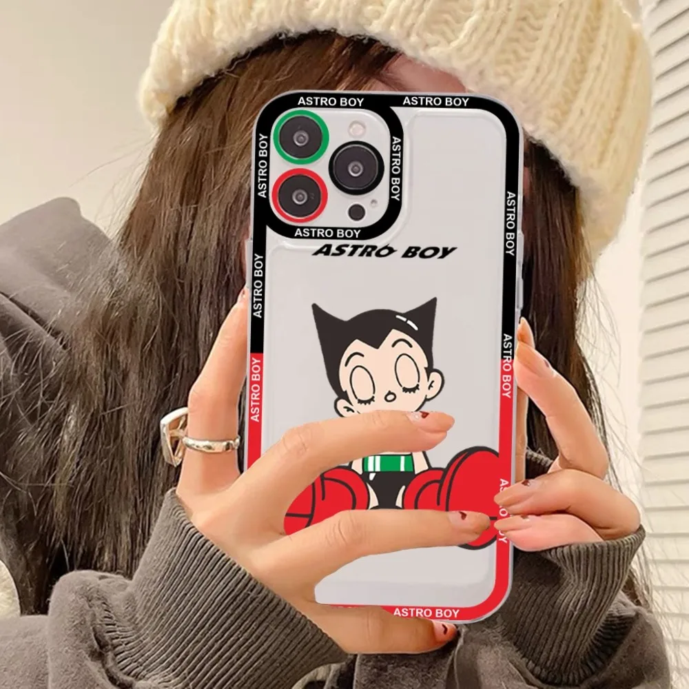 Amine Cartoon A-Astro Boy For Samsung S 20 21 22 23 lite plus ultra Clear Mobile Cover Funda