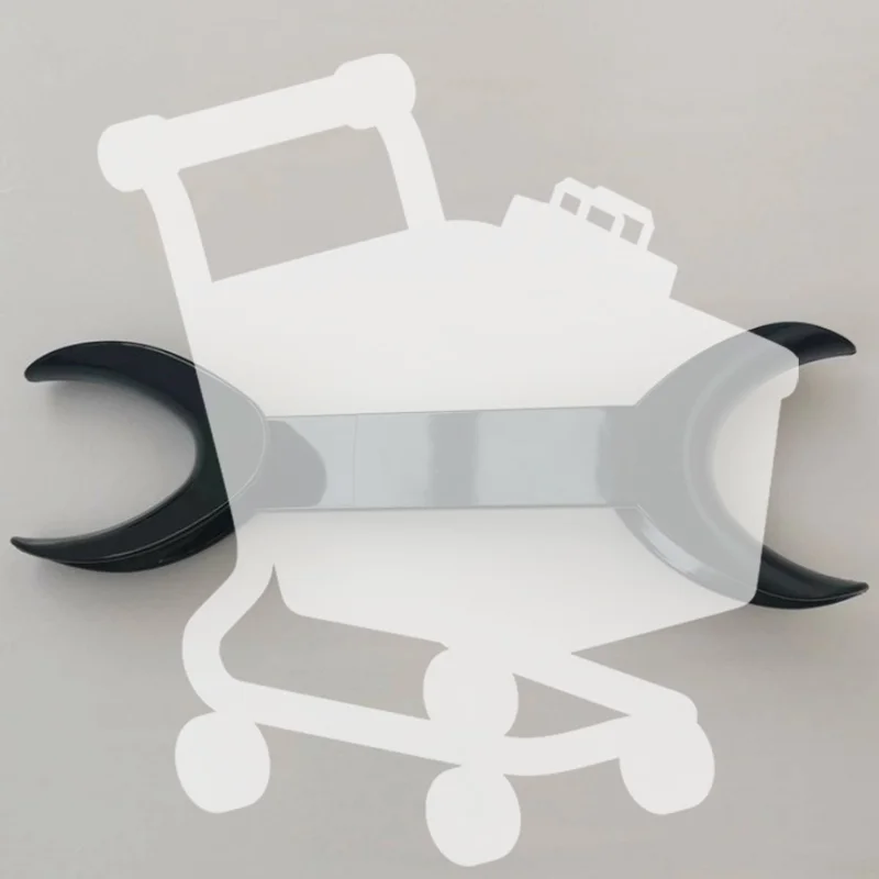 

1/8pcs Black Dental Plastic Oral Lip Retractor Upper Lower Mouth Opener Orthodontic Expander Dentist Tools