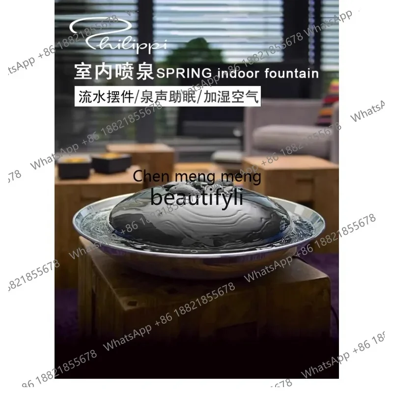 D5556 Indoor mini fountain, European-style running water feature decoration, creativity, gifts