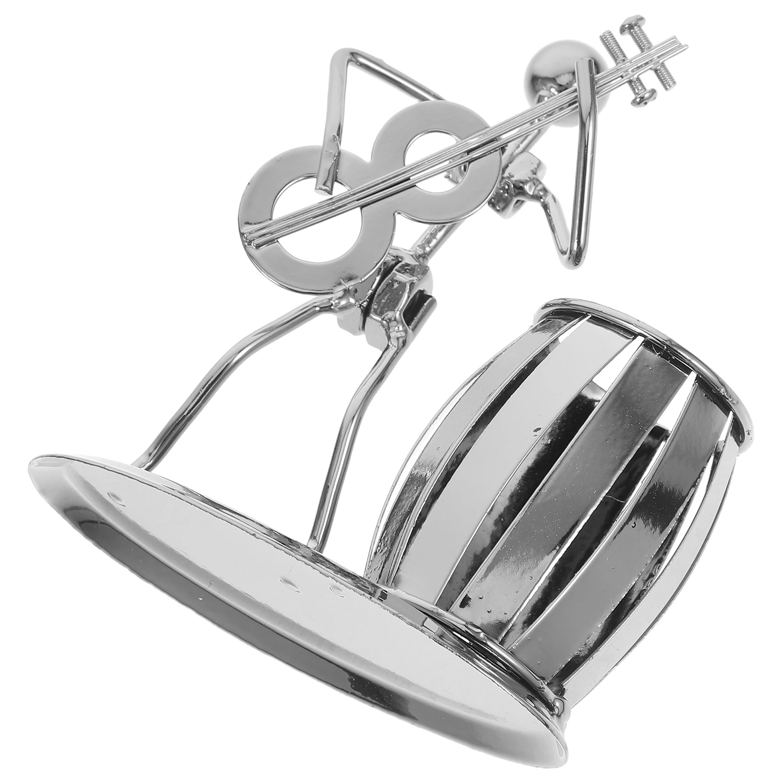 

Music Pen Holder Desktop Gadget for Guitar Lovers Office Supplies Cute Creative Metal St Container Pen Pencil Storage