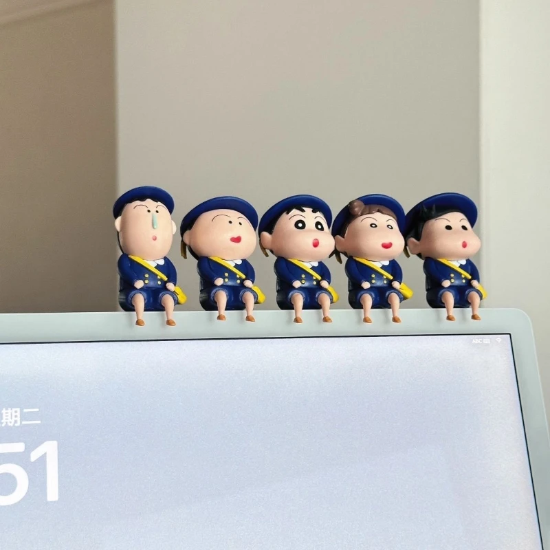 52toys Crayon Shinchan Cartoon Anime Action Figure Desktop Dekoration Modell Puppe Kreative Sammeln Spielzeug Kinder Mädchen Geschenke