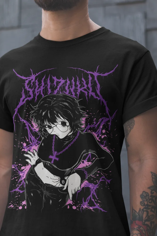 Shizuku Murasaki T-shirt Gon Killua Hunter Horror Anime Girl Gift Shirt All Size