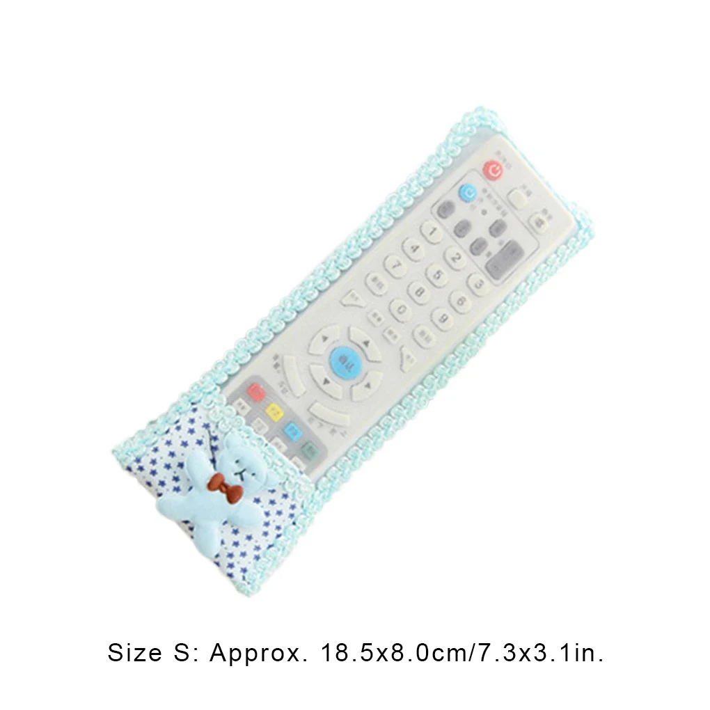 TV Remote Controller Case Controllers Protective Cases Covering Accessory Dustproof Cover beige yellow L(24x8cm)