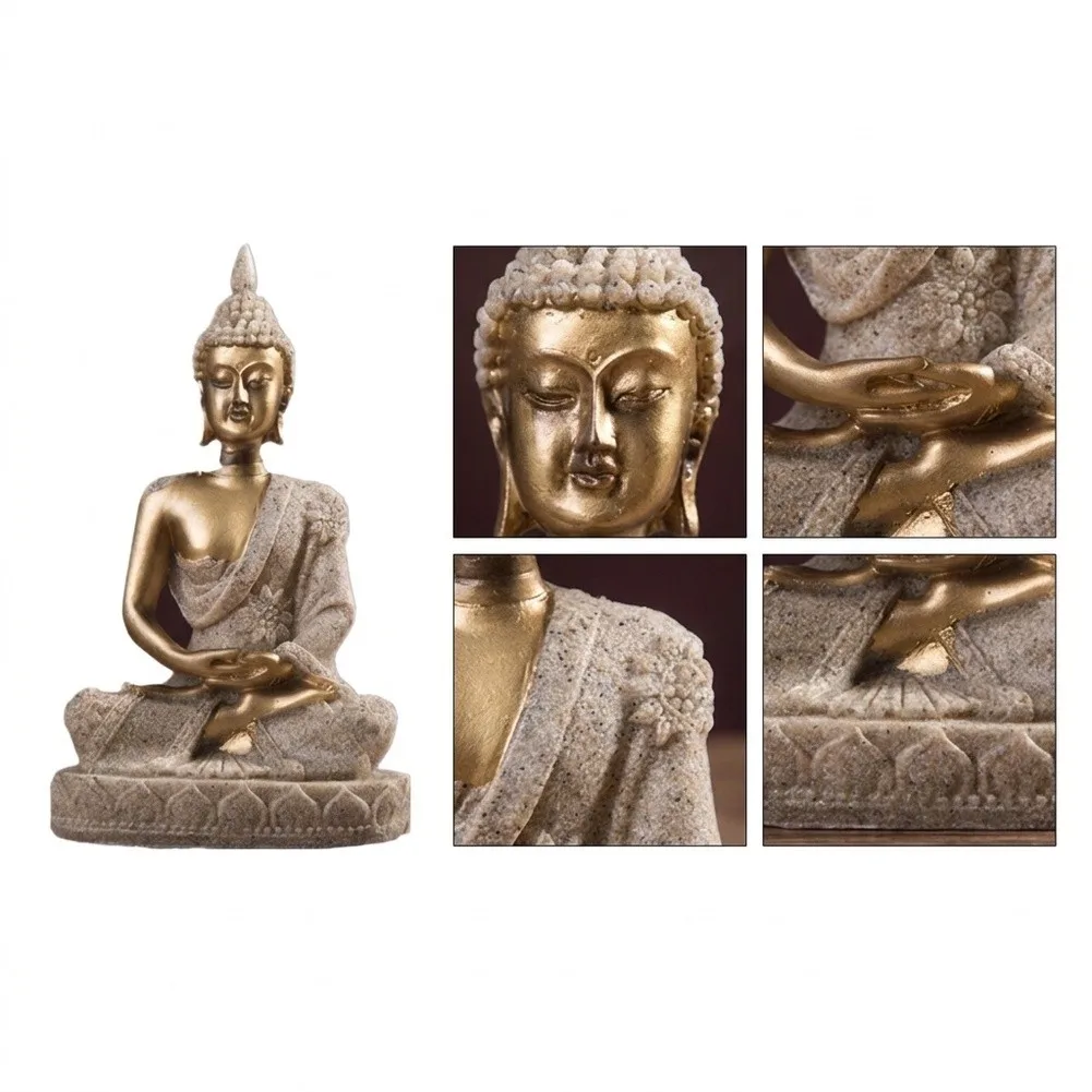 Southeast Asian Style Resin Craft Piece Elegant Desktop Ornament Tranquil Stylish Home Decor For Living Room Tabletop Display