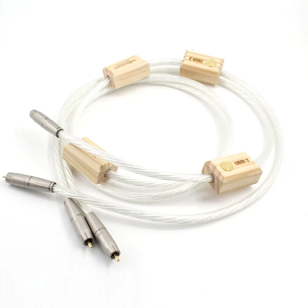 High Quality Nordost Odin 2 silver Reference interconnects RCA cable Audiophile for amplifier CD player