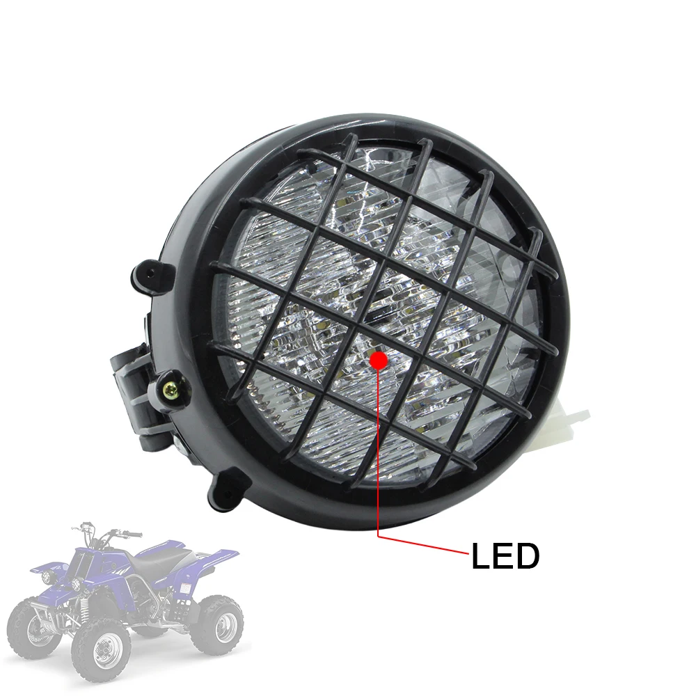 

LED Front Head Light Lamp Headlight Replacement For Yamaha Banshee 1987-2006 ATV Go Kart ATV Dune Buggy Quad Bike 70cc-250cc