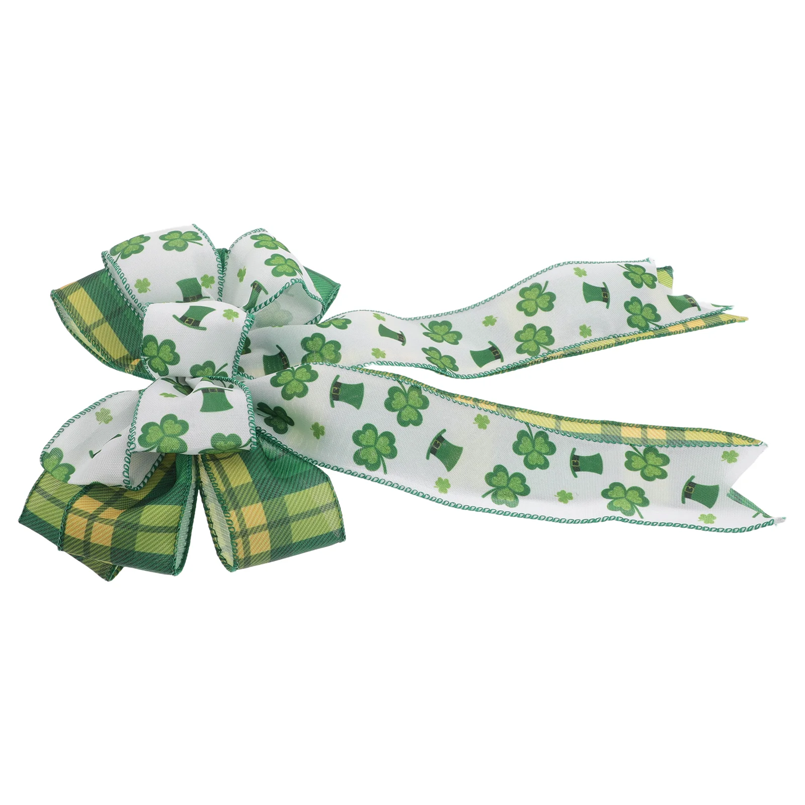 

Bow Decoration Saint Patrick's Day Beautifully Crafted Festive Bows for Malls Homes Schools Irish Festival Wall Hangings Spring