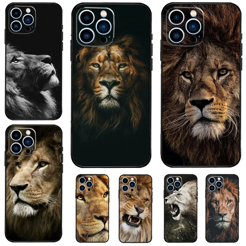King Of The Jungle Lion Case For ZTE Nubia RedMagic 11 Pro 10 9 8 8S 9S 10S Pro Plus 5G 5S 6 7 6S 7S Pro 11 Air Cover