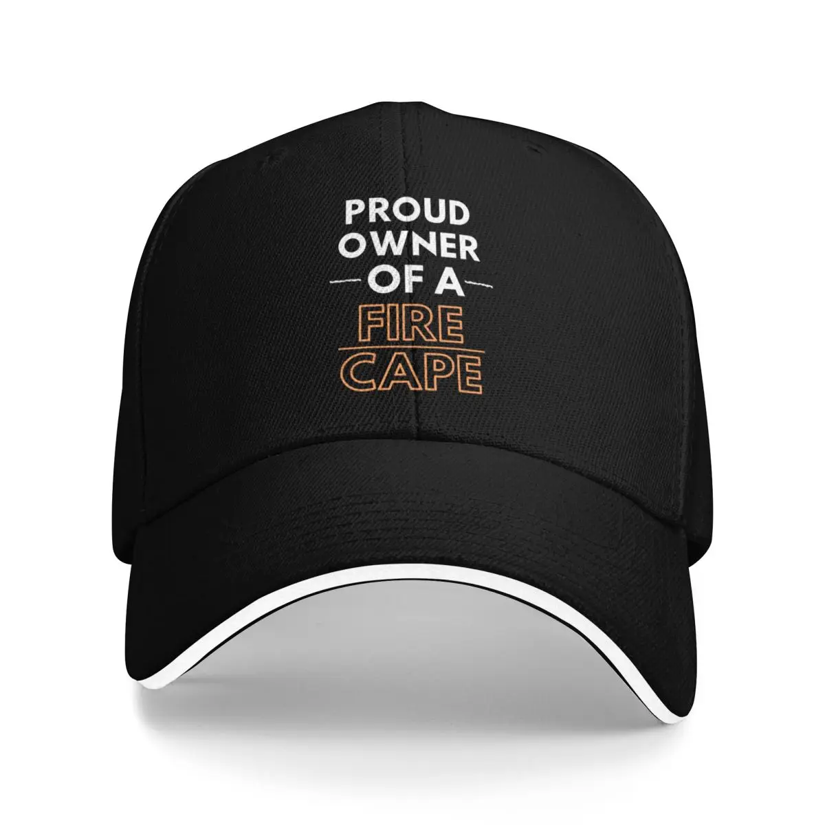 

Proud owner of a fire Cape Baseball Cap sun caps Beach Bag Wild Ball Hat Caps For Women Men's