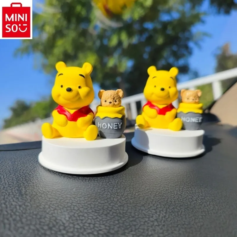 

MINISO Disney car center console creative cartoon Winnie the Pooh anime cute interior decoration ornament Accessories