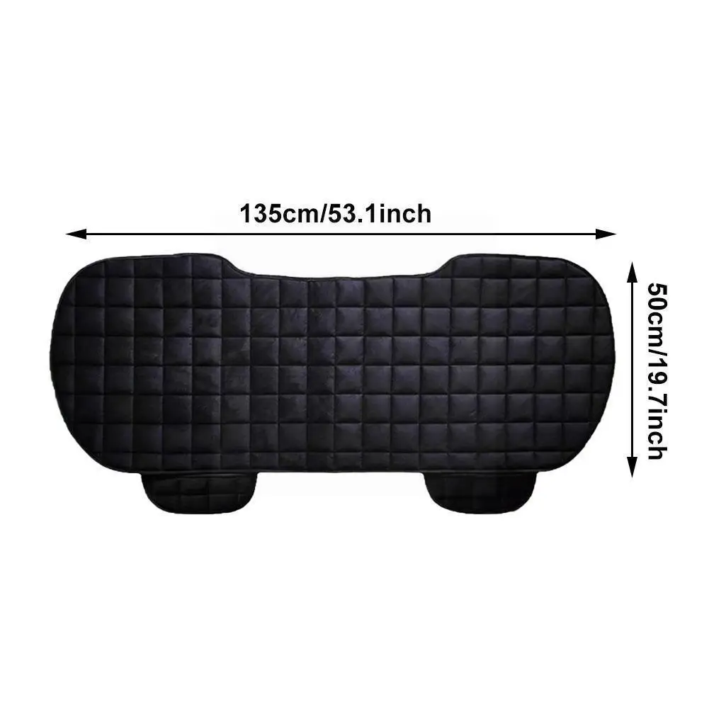 Car Rear Seat Cover Flocking Cloth Seat Cushion Anti-slip Suv Universal Van Pad Comfortable Truck Fit Protector L7C7 Auto M S8M6