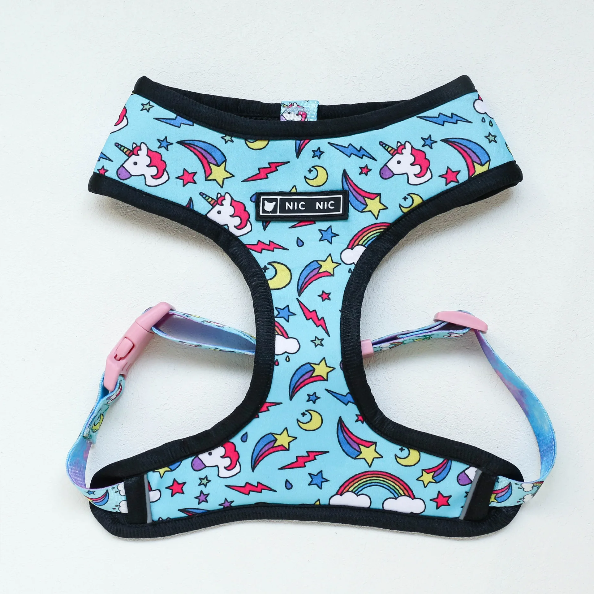 Colorful Print Cotton Dog Harness Adjustable Pets Leash Comfortable For Puppy Cute Dogs Lovely Pet Accessories Supplier Outside