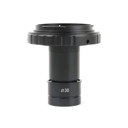 2X Monocular Eyepiece Adapter T2 Interface Mount For Canon Nikon 30mm Connection Biological Trinocular Binocular Microscope