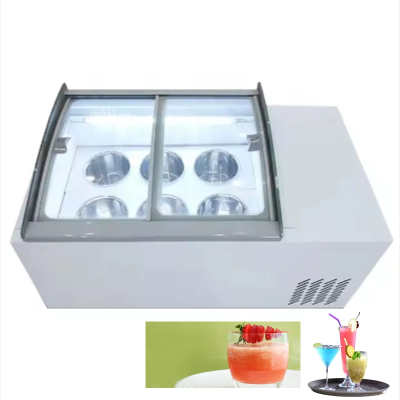 

Modern Nuts Store Fixture Design Retail Shop Snacks Display Hot Dessert Sweet Counter Decoration Ice Cream Display Cabinets