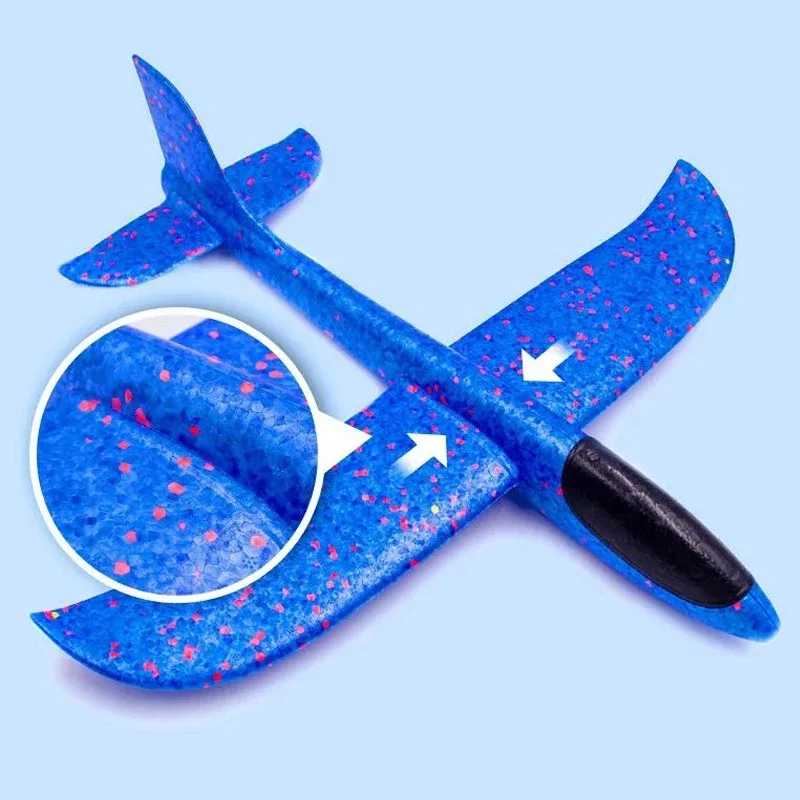 36/48CM Hand Throw Flying Glider Planes Foam Aircraft Model EPP Resistant Breakout Aircraft Children Party Game Outdoor Toys