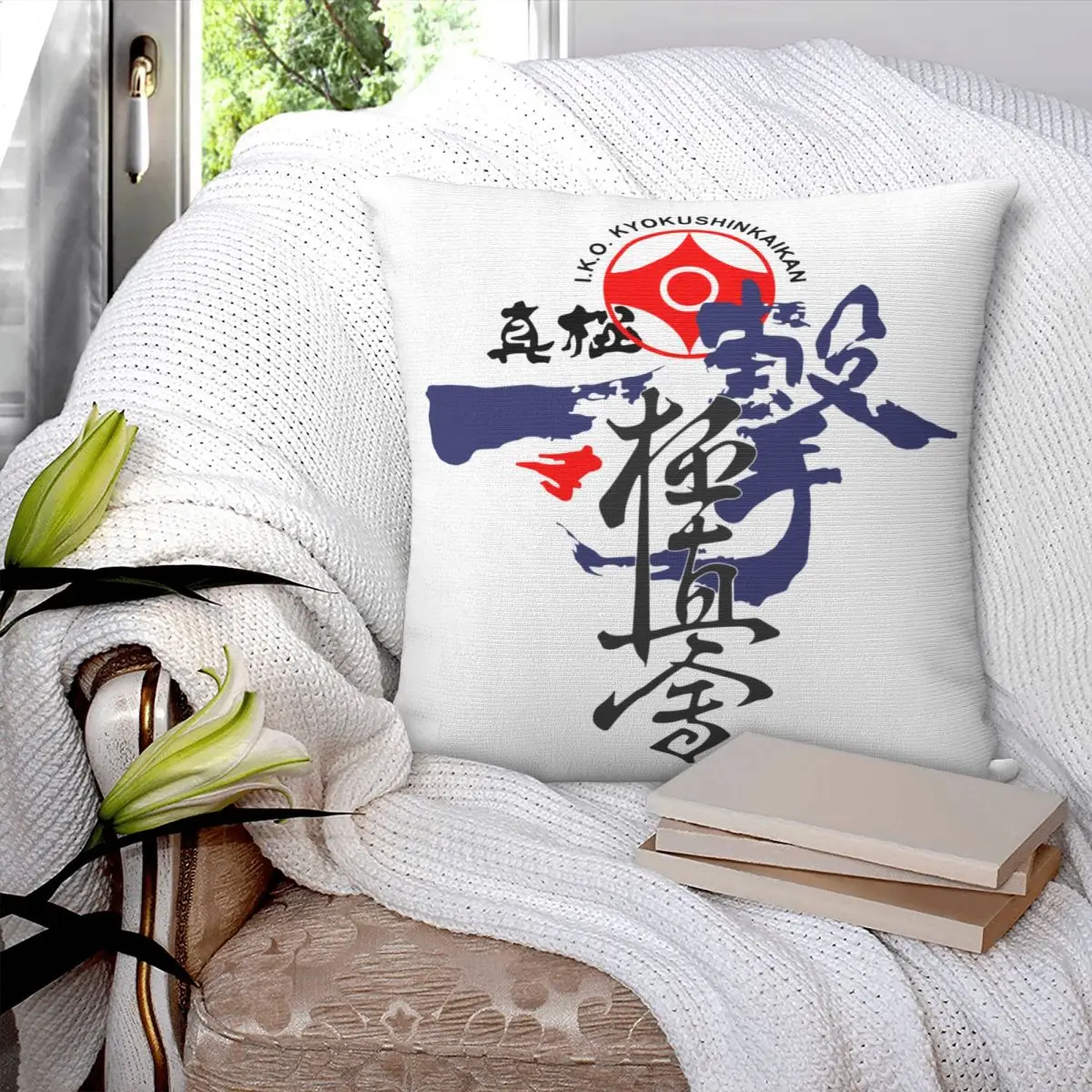 Kyokushin 124  Pillowcase Cushion Kid Living Room Retro Sofa Decorative Pillow Customizable