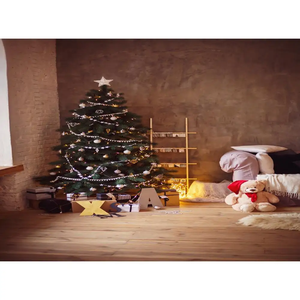 SHUOZHIKE Art Fabric Photography Backdrops  Prop Christmas Theme Photography Background  200509L-02