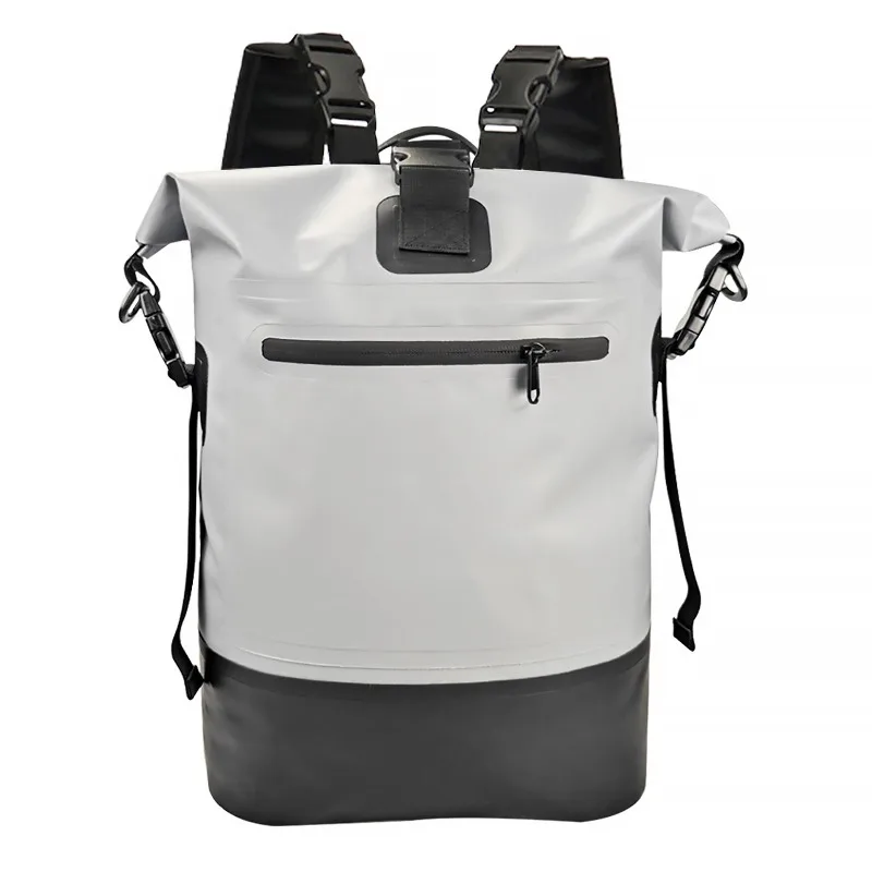 

Outdoor PVC waterproof bag - double-shoulder bucket bag - for hiking, rafting and camping